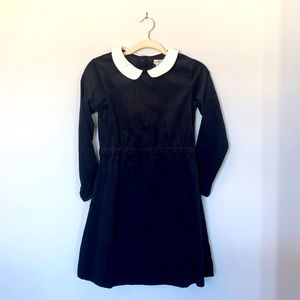 Olive Juice Kids Black Corduroy Dress